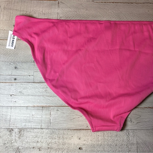 NWT! Old Navy Textured-Rib Cinch-Front Bikini Swim Top 4X - Picture 13 of 15